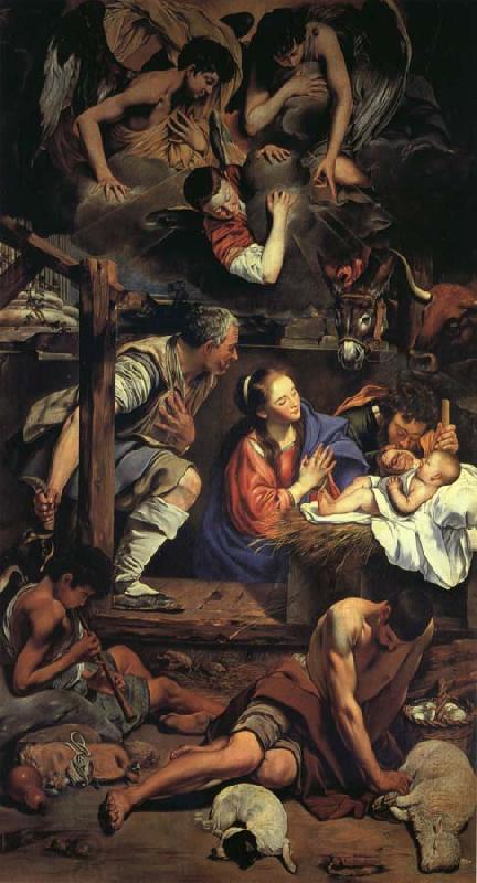 Maino, Juan Bautista del Adoration of the Shepherds China oil painting art